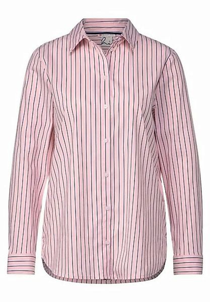 STREET ONE Blusenshirt QR Striped business blouse, soft legend rose günstig online kaufen