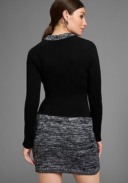 Melrose Strickkleid, eleganter Anlass, kurzes Kleid, figurbetont, aus Grobs günstig online kaufen