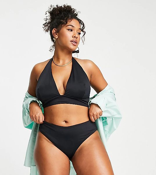 ASOS DESIGN Curve – Mix and Match – Tief sitzende Bikini-Hüfthose aus recyc günstig online kaufen