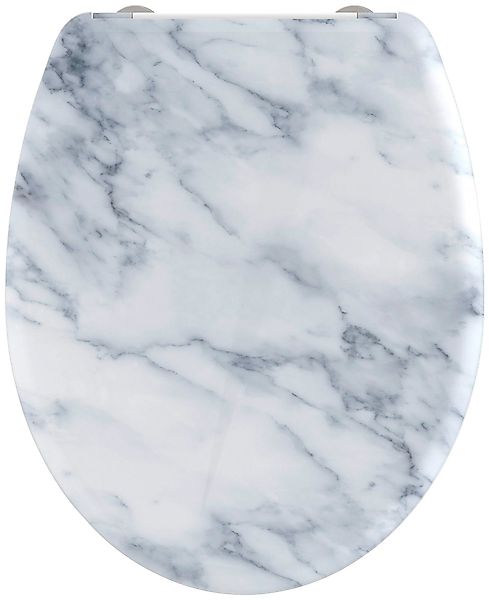 welltime WC-Sitz Marble, abnehmbar, Absenkautomatik, bruchsicher, günstig online kaufen