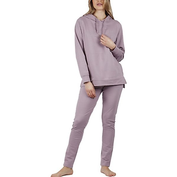 Admas  Pyjamas/ Nachthemden Pyjama Hausanzug Hose Sweatshirt Kapuze Comfort günstig online kaufen