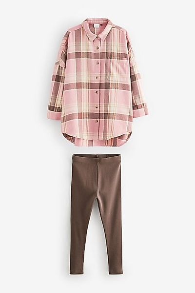 Next Shirt & Leggings Kariertes Hemd und Leggings im Set (2-tlg) günstig online kaufen