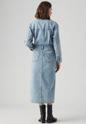 Levi's® Jeanskleid WESTERN DENIM MID Denim-Midi-Hemdkleid günstig online kaufen