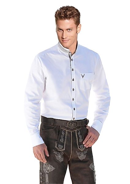 Moschen-Bayern Trachtenhemd Trachtenhemd Herren SLIM FIT günstig online kaufen