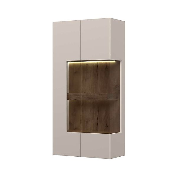 Places of Style Hängevitrine "Sky45", (H/B/T): 125/62/30cm), Mit Beleuchtun günstig online kaufen