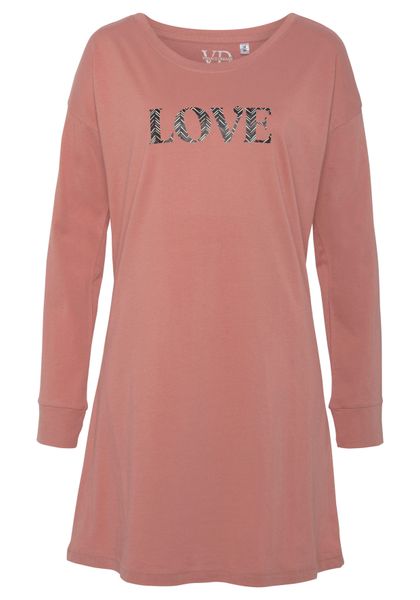 Vivance Dreams Nachthemd mit großem Frontprint günstig online kaufen