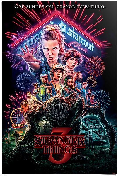 Reinders Poster "Poster Stranger Things Summer of 85 - Netflix - Mike - Ele günstig online kaufen