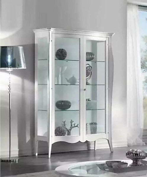 JVmoebel Vitrine Klassische Vitrine Wohnzimmer Möbel Weiß Anrichte Neu (1-S günstig online kaufen