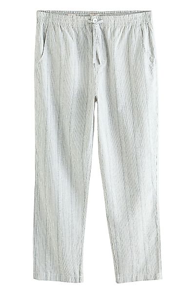 Next Leinenhose Gestreifte Relaxed Fit Hose günstig online kaufen