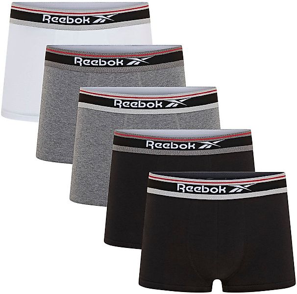 Reebok Boxer JAY (5er Pack) basic, bequem, weich, mit Logo, breiter Bund, B günstig online kaufen