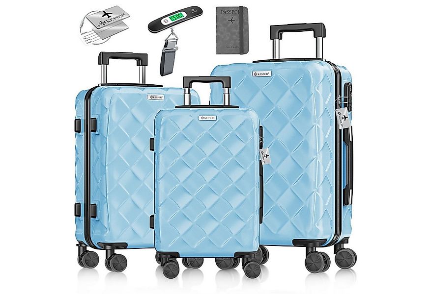 KESSER Kofferset, Reisekoffer 3-teilig Hartschalenkoffer mit Handgepäck, Sc günstig online kaufen
