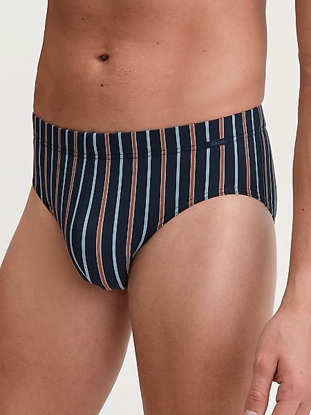 CALIDA Slip "Grafic Cotton", gestreift, ohne Eingriff, überzogenem Bund günstig online kaufen