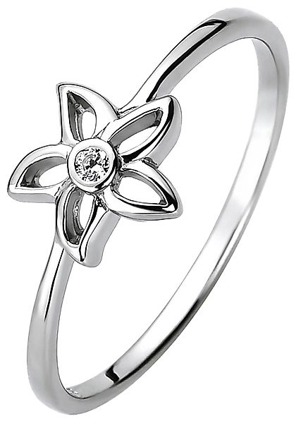 JOBO Fingerring Blume, 925 Silber mit günstig online kaufen
