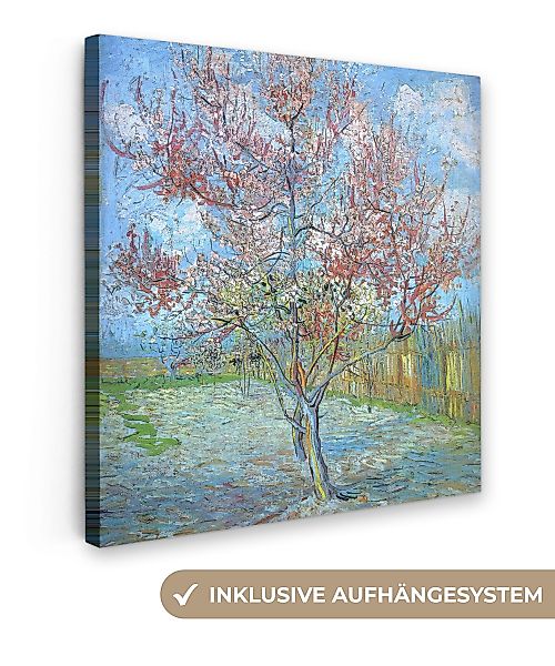 OneMillionCanvasses® Leinwandbild Der rosa Pfirsichbaum - günstig online kaufen