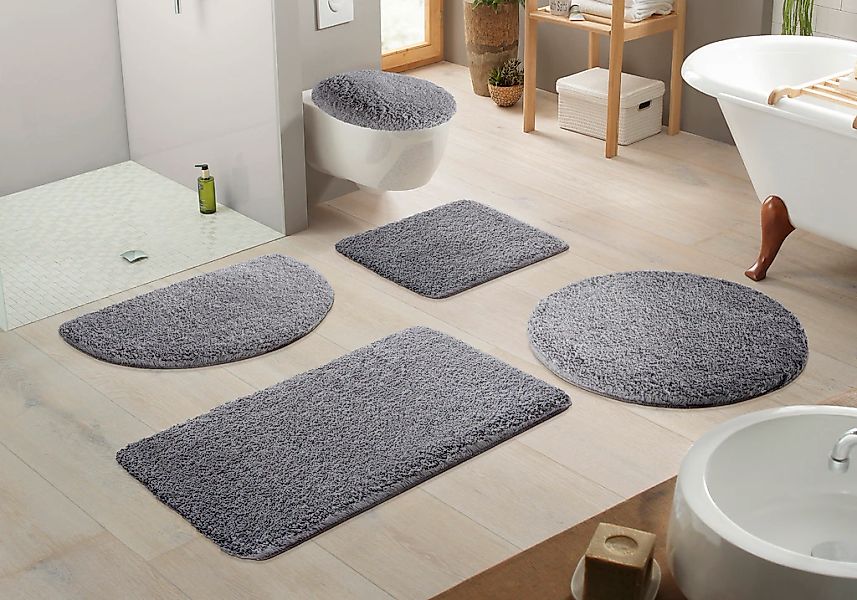 Kleine Wolke Badematte "Mellow" Höhe 40 mm rutschhemmend beschichtet fußbod günstig online kaufen