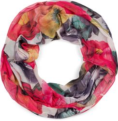 styleBREAKER Loop Loop mit Blumen Muster, günstig online kaufen