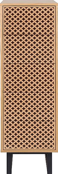 Woodman Hochkommode, im skandinavischen Design, mit besonderem Print günstig online kaufen