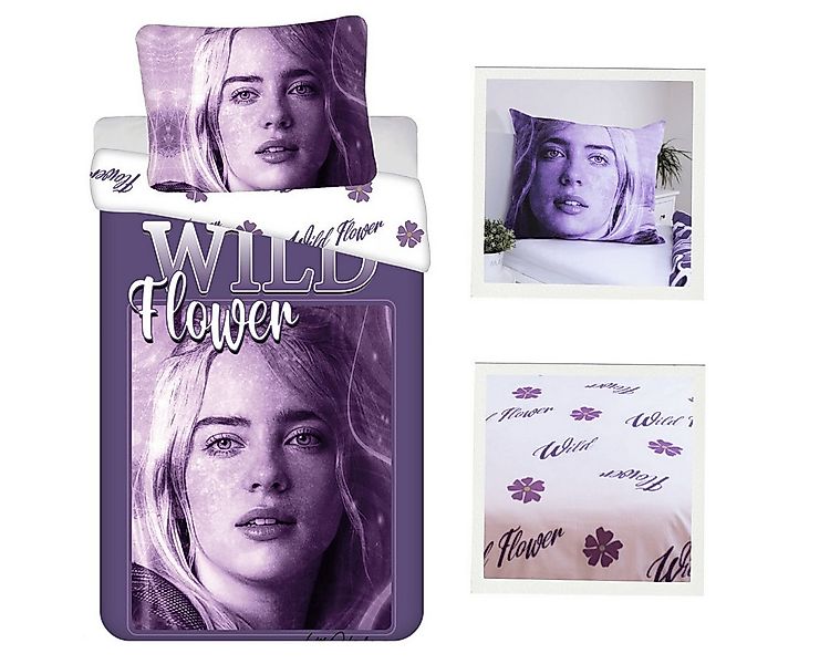 BILLIE EILISH Bettwäsche Billie Eilish Bettwäsche Set 135/140x200 Kopfkisse günstig online kaufen