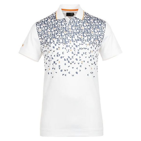 Callaway Poloshirt Callaway Golfpolo X-Series Checker Flag Geo Weiß-Gemuste günstig online kaufen