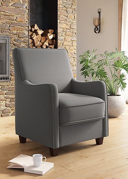Home affaire Sessel "County" 1 Stk. tlg. mit englischer Naht und Federkern- günstig online kaufen