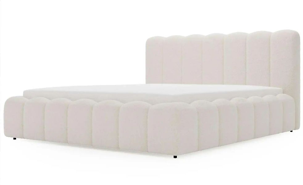 Polsterbett mit Stauraum Smile ¦ beige ¦ Maße (cm): B: 204 H: 107 Betten > günstig online kaufen