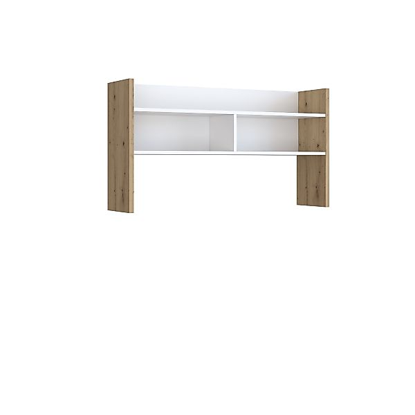 FORTE Schreibtischaufsatz in Artisan Eiche/ Weiß günstig online kaufen