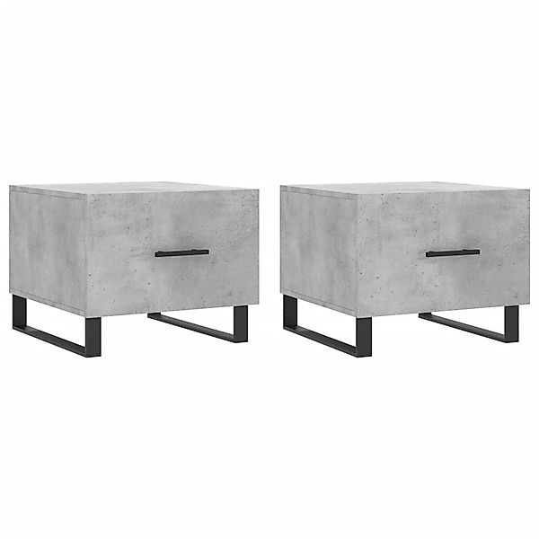 vidaXL Couchtisch Couchtische 2 Stk. Betongrau günstig online kaufen
