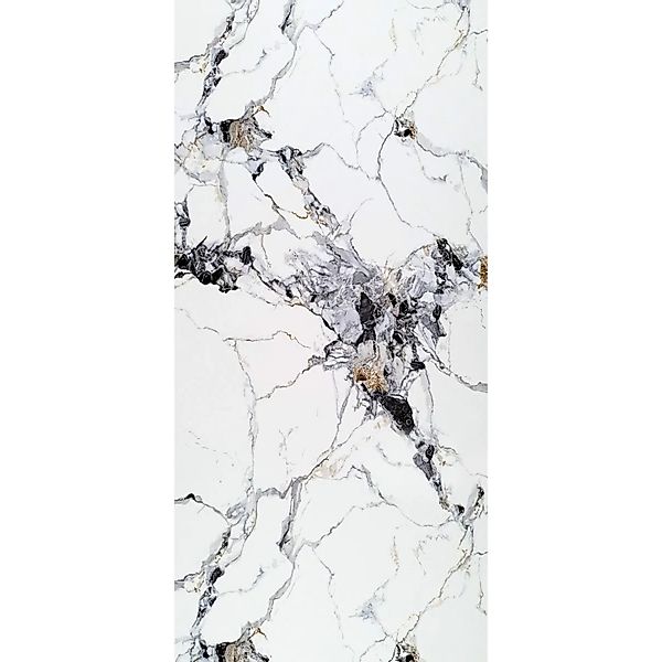 Aluverbund24 PVC Wandpaneele Duschrückwand Küchenrückwand Arabescato-White günstig online kaufen