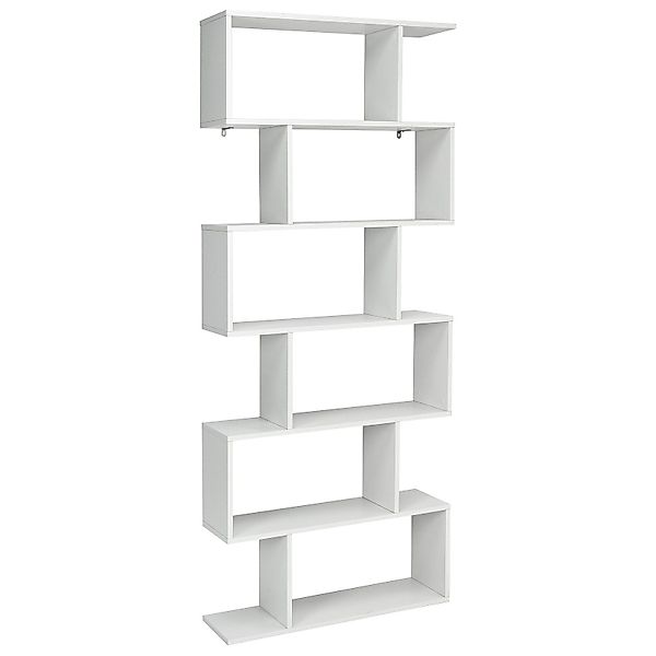 COSTWAY Bücherregal, Standregal mit 6 Fächern, günstig online kaufen