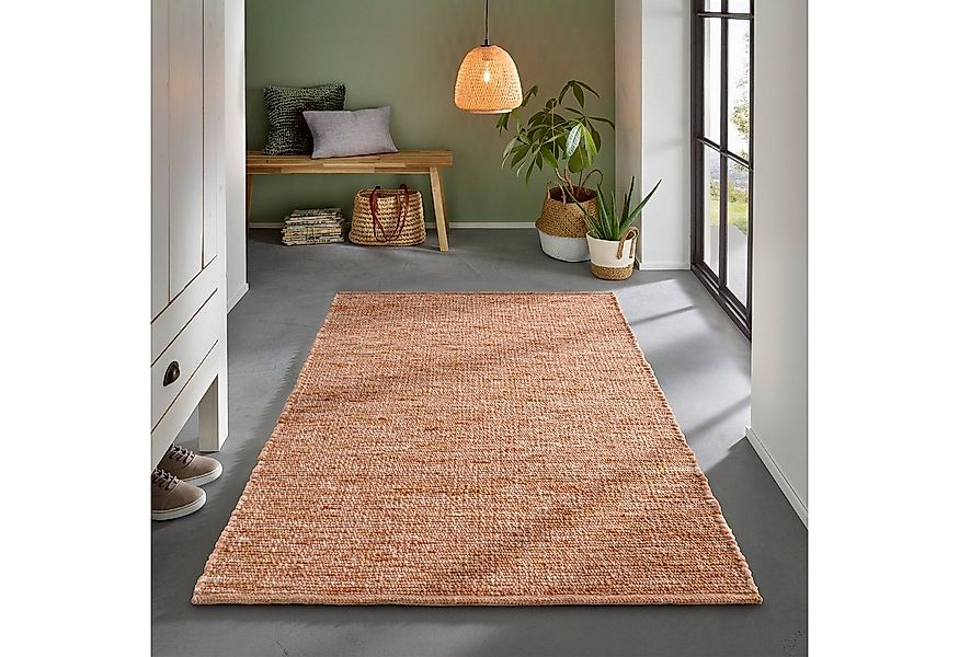 TaCa Home Wollteppich Wollteppich frei von Mottenschutzmitteln, rechteckig, günstig online kaufen