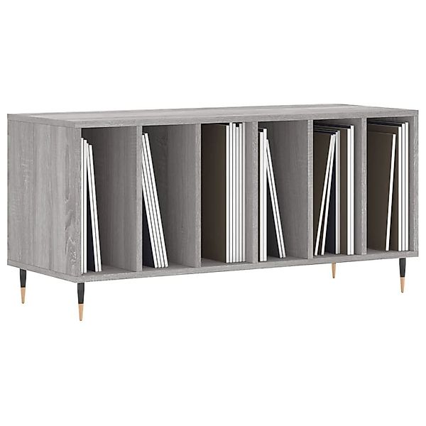vidaXL Media-Regal Plattenschrank Grau Sonoma 100x38x48 günstig online kaufen