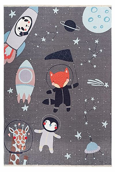 Kayoom Kinderteppich "Joanna 610" rechteckig 6 mm Höhe Kurzflor, Modernes M günstig online kaufen