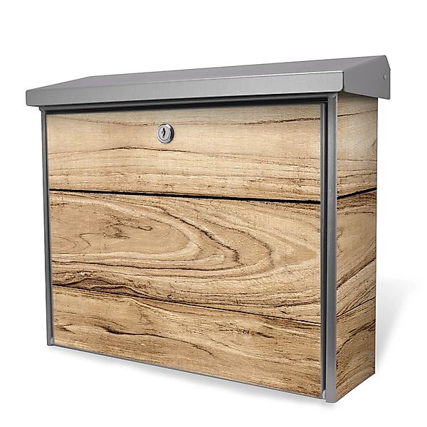 Banjado Briefkasten Edelstahl 38.5x31.5x12cm Ohne Zeitungsfach Inkl. Montag günstig online kaufen