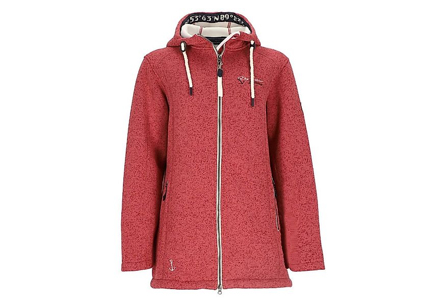 Dry Fashion Wollmantel Damen Wollfleece-Mantel Amsterdam - Fleecemantel tai günstig online kaufen
