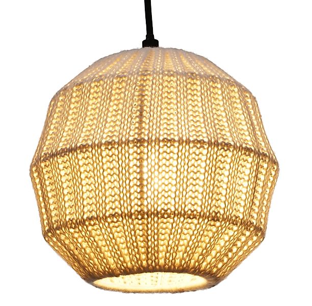 Guru-Shop Deckenleuchten Moderne Deckenleuchte aus gestrickter günstig online kaufen