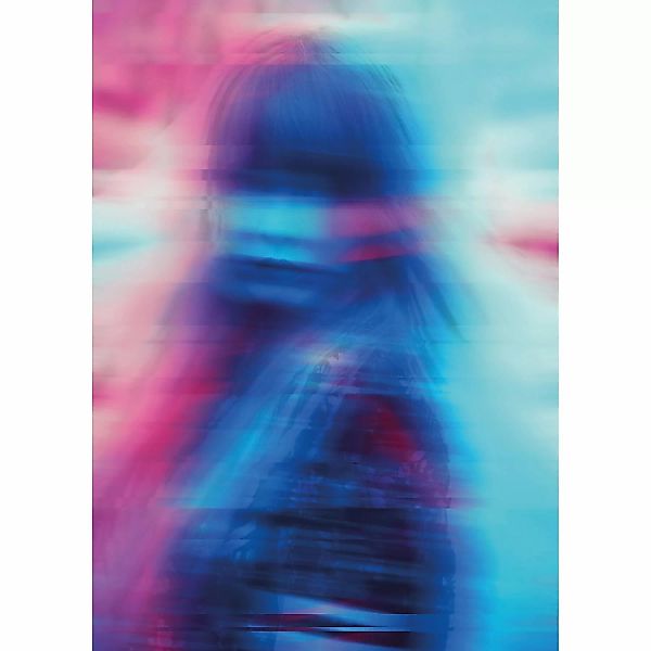 Komar Wandbild Neon Girl 50 x 70 cm günstig online kaufen