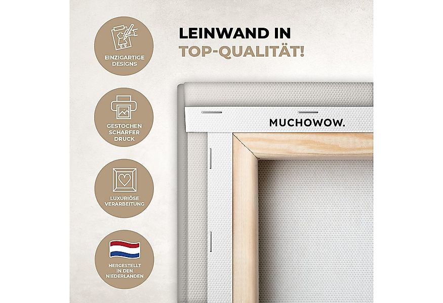 OneMillionCanvasses® Leinwandbild Einhorn - Pastellfarben - Einhorn, Fotodr günstig online kaufen