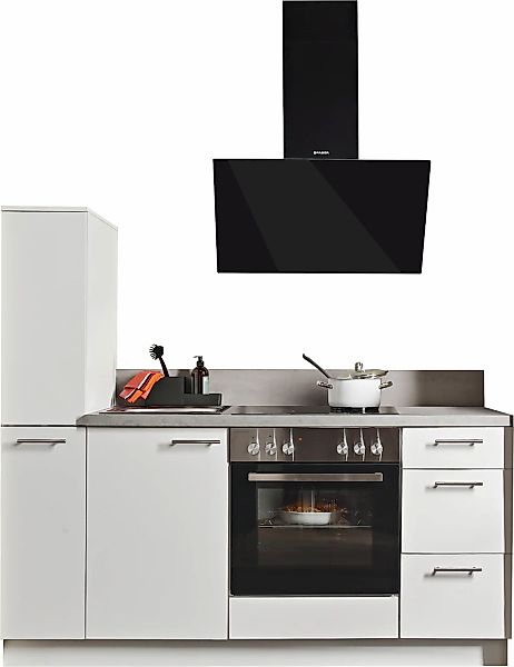 KOCHSTATION Küche "Scafa" vormontiert, wahlweise mit E-Geräten, Stellbreite günstig online kaufen