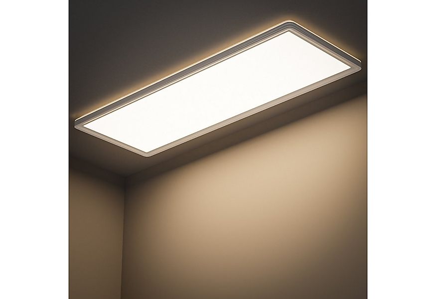 Lujasi LED Deckenleuchte Deckenlampe, 24W 2400LM LED Panel Flach 58 x 20 x günstig online kaufen