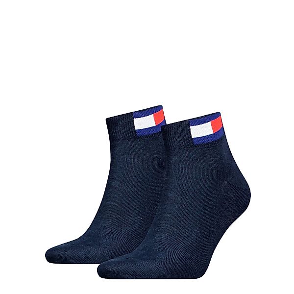 Tommy Hilfiger Kurzsocken "TH UNI TJ QUARTER 2P FLAG", (2 Paar), Verstärkte günstig online kaufen
