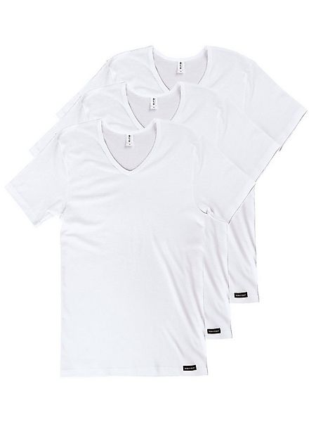 CiTO Unterziehshirt 3er Pack Herren Shirt 1/2 Arm V-Neck pure cotton (Packu günstig online kaufen