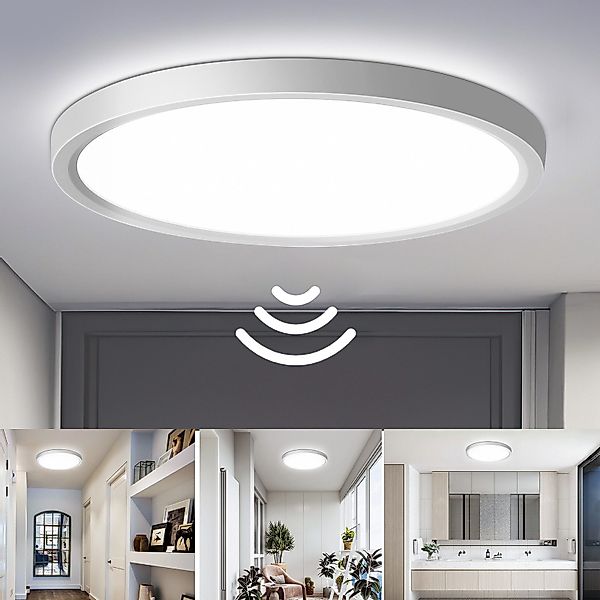 Oraymin LED Deckenleuchte mit Radar Bewegungsmelder günstig online kaufen