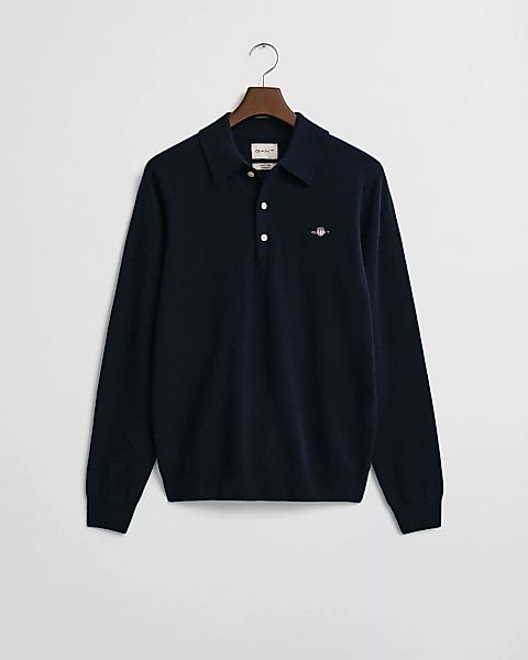 Gant Polokragenpullover "SUPERFINE LAMBSWOOL", mit Knöpfen, regular fit, Wa günstig online kaufen