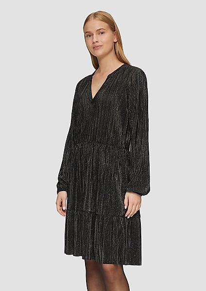 s.Oliver Minikleid Kleid Plissiertes Jersey-Kleid mit günstig online kaufen