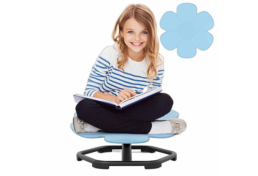 COSTWAY Drehstuhl, Kinderstuhl mit Rutschfester Metallbasis, ab 3 Jahre günstig online kaufen