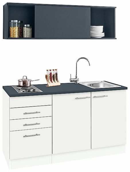 OPTIFIT Pantryküche Mini, Breite 150 cm, mit Kochfeld und Einbau-Spülbecken günstig online kaufen