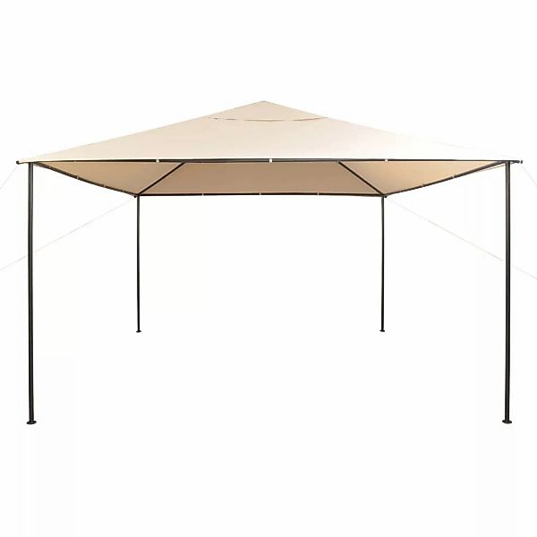 vidaXL Pavilion Partyzelt Überdachung 4x4 m Stahl Beige Modell 1 günstig online kaufen