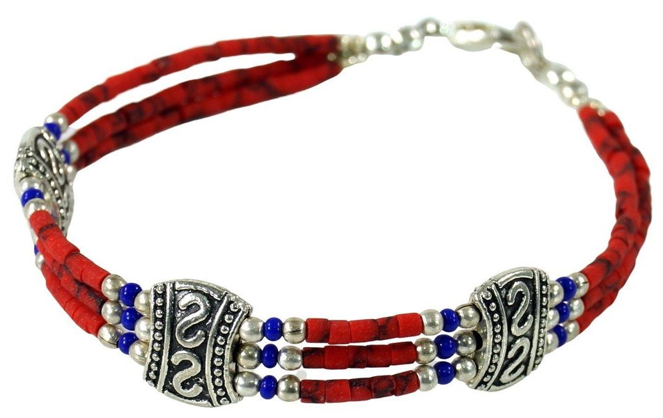 Guru-Shop Armreif Tibetschmuck Perlenarmband, Ethnoarmband,.. günstig online kaufen