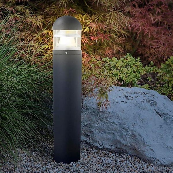 HEITRONIC Sockelleuchte "Maris" E27 1 Stk. anthrazit, Außenlampe, Standlamp günstig online kaufen