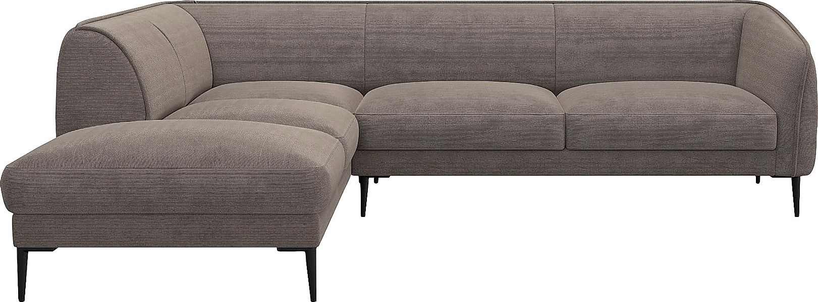 FLEXLUX Ecksofa »Belle Designsofa, L-Form, B/T 268/209 cm«, Skandinavisches günstig online kaufen